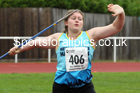 Women and Girls javelin, 2021 North Eastern Track and Field Champs., Middesbrough. Photo: David T. Hewitson/Sports for All Pics